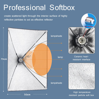 PROFFESSIONAL PHOTOGORAPHY SOFT BOX NO BULB
