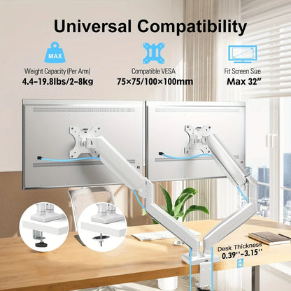 13-32" Screen Dual Monitor Mount
